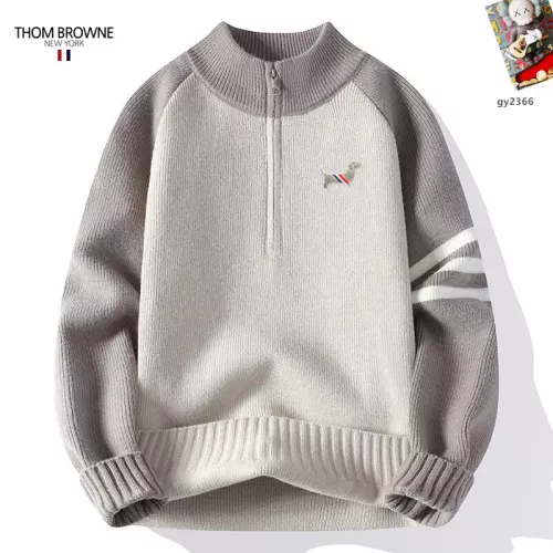 Wholesale Thom Browne TB Sweaters Long Sleeved For Men #1364623 $48.00 USD, Wholesale Quality Replica Thom Browne TB Sweaters