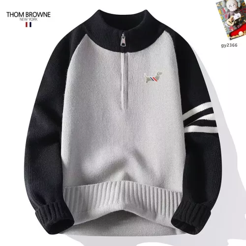 Wholesale Thom Browne TB Sweaters Long Sleeved For Men #1364624 $48.00 USD, Wholesale Quality Replica Thom Browne TB Sweaters