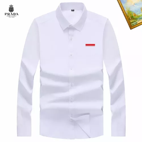 Wholesale Prada Shirts Long Sleeved For Unisex #1364674 $40.00 USD, Wholesale Quality Replica Prada Shirts