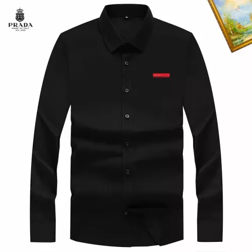Wholesale Prada Shirts Long Sleeved For Unisex #1364679 $40.00 USD, Wholesale Quality Replica Prada Shirts