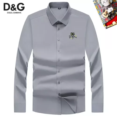 Wholesale Dolce &amp; Gabbana D&amp;G Shirts Long Sleeved For Unisex #1364695 $40.00 USD, Wholesale Quality Replica Dolce &amp; Gabbana D&amp;G Shirts