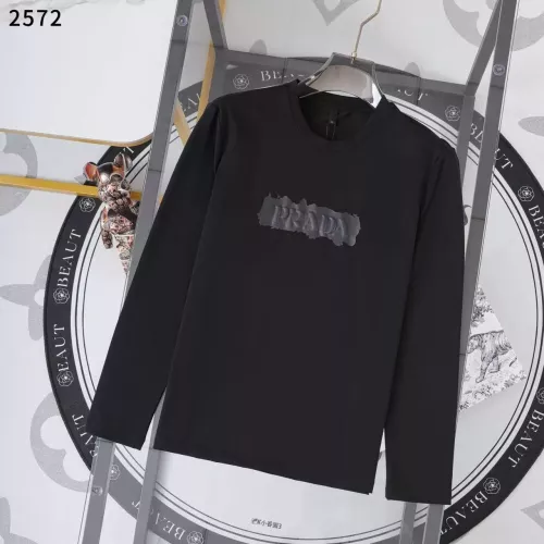 Wholesale Prada T-Shirts Long Sleeved For Men #1364862 $38.00 USD, Wholesale Quality Replica Prada T-Shirts