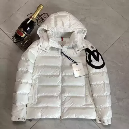 Wholesale Moncler Down Feather Coat Long Sleeved For Men #1365001 $130.00 USD, Wholesale Quality Replica Moncler Down Feather Coat