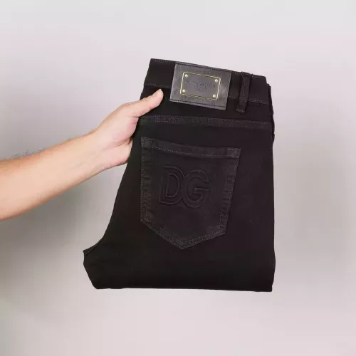Wholesale Dolce &amp; Gabbana D&amp;G Jeans For Men #1365013 $48.00 USD, Wholesale Quality Replica Dolce &amp; Gabbana D&amp;G Jeans