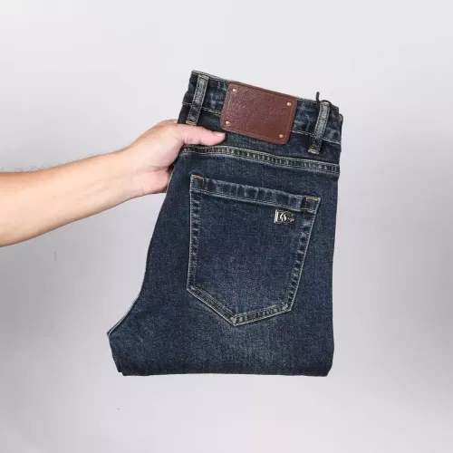 Wholesale Dolce &amp; Gabbana D&amp;G Jeans For Men #1365015 $48.00 USD, Wholesale Quality Replica Dolce &amp; Gabbana D&amp;G Jeans