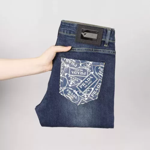 Wholesale Prada Jeans For Men #1365027 $48.00 USD, Wholesale Quality Replica Prada Jeans