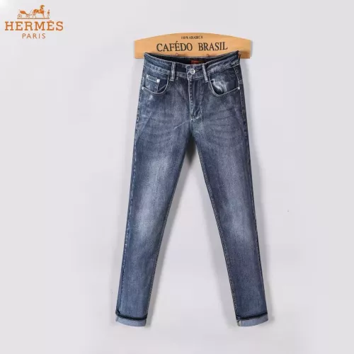 Replica Hermes Jeans For Men #1365033 $48.00 USD for Wholesale