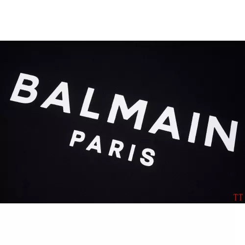 Replica Balmain Hoodies Long Sleeved For Men #1365082 $39.00 USD for Wholesale