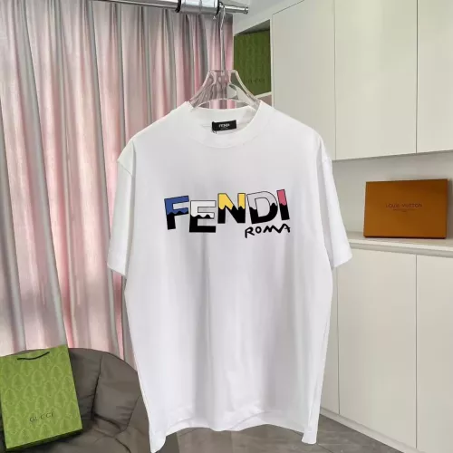 Wholesale Fendi T-Shirts Short Sleeved For Unisex #1365377 $42.00 USD, Wholesale Quality Replica Fendi T-Shirts