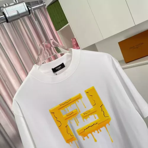 Replica Fendi T-Shirts Short Sleeved For Unisex #1365384 $42.00 USD for Wholesale