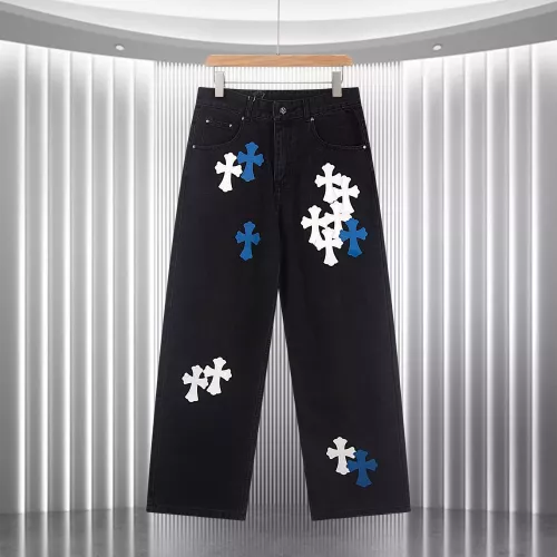 Wholesale Chrome Hearts Jeans For Unisex #1365494 $80.00 USD, Wholesale Quality Replica Chrome Hearts Jeans