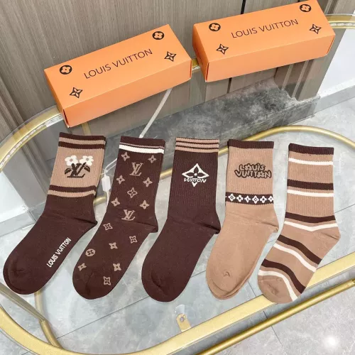 Wholesale Louis Vuitton LV Socks #1365545 $29.00 USD, Wholesale Quality Replica Louis Vuitton LV Socks