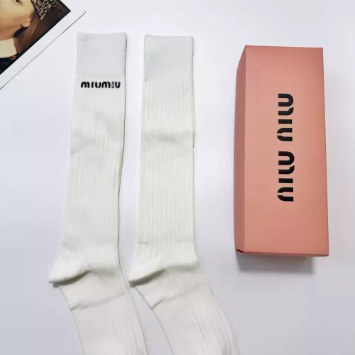 Wholesale MIU MIU Socks #1365566 $29.00 USD, Wholesale Quality Replica MIU MIU Socks