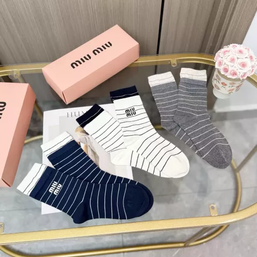 Wholesale MIU MIU Socks #1365594 $32.00 USD, Wholesale Quality Replica MIU MIU Socks