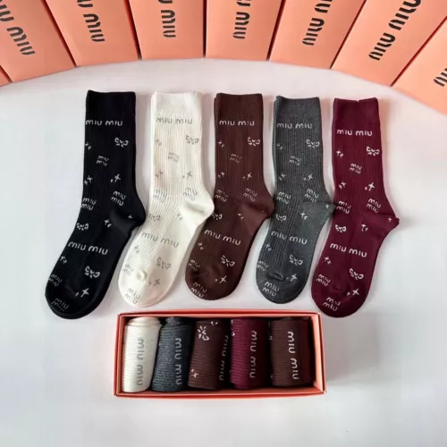 Wholesale MIU MIU Socks #1365649 $36.00 USD, Wholesale Quality Replica MIU MIU Socks