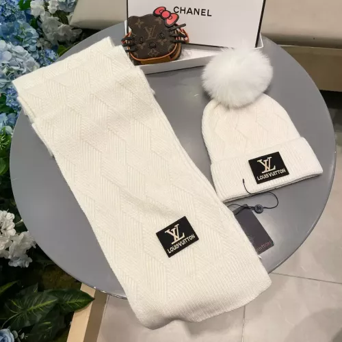 Wholesale Louis Vuitton LV Hat and Scarf Set #1365664 $64.00 USD, Wholesale Quality Replica Louis Vuitton LV Hat and Scarf and Glove Set