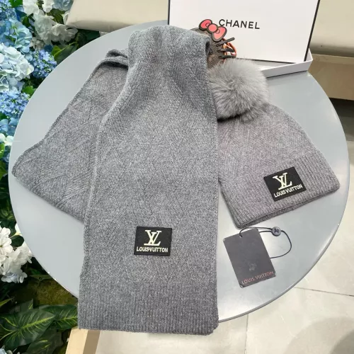 Wholesale Louis Vuitton LV Hat and Scarf Set #1365666 $64.00 USD, Wholesale Quality Replica Louis Vuitton LV Hat and Scarf and Glove Set