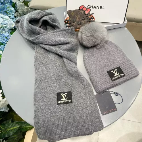 Replica Louis Vuitton LV Hat and Scarf Set #1365666 $64.00 USD for Wholesale
