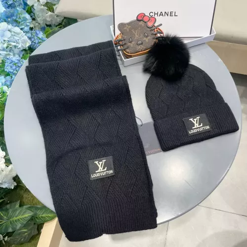 Wholesale Louis Vuitton LV Hat and Scarf Set #1365667 $64.00 USD, Wholesale Quality Replica Louis Vuitton LV Hat and Scarf and Glove Set