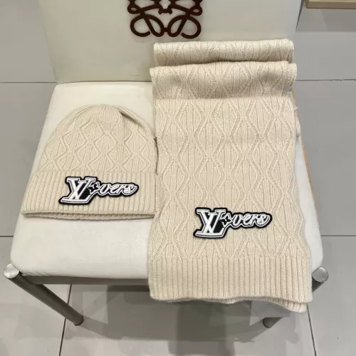 Wholesale Louis Vuitton LV Hat and Scarf Set #1365669 $64.00 USD, Wholesale Quality Replica Louis Vuitton LV Hat and Scarf and Glove Set