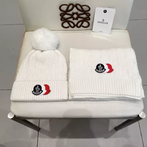 Wholesale Moncler Hat and Scarf Set #1365676 $64.00 USD, Wholesale Quality Replica Moncler Hat and Scarf and Glove Set