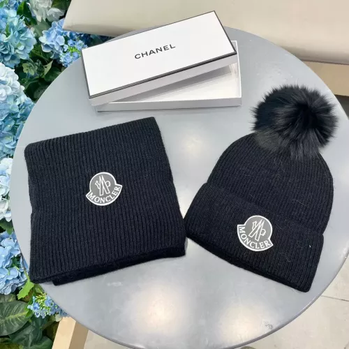 Wholesale Moncler Hat and Scarf Set #1365685 $64.00 USD, Wholesale Quality Replica Moncler Hat and Scarf and Glove Set