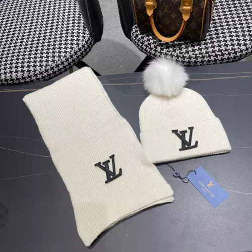 Wholesale Louis Vuitton LV Hat and Scarf Set #1365690 $64.00 USD, Wholesale Quality Replica Louis Vuitton LV Hat and Scarf and Glove Set