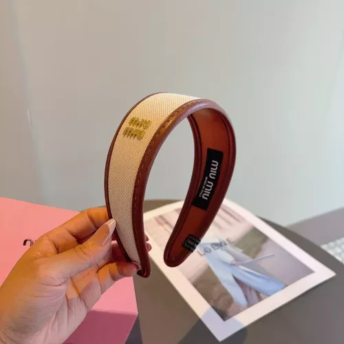 Wholesale MIU MIU Headband For Women #1365728 $27.00 USD, Wholesale Quality Replica MIU MIU Headband