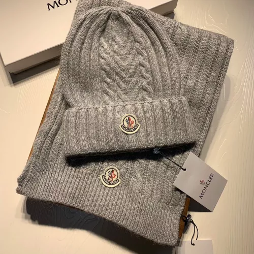 Wholesale Moncler Hat and Scarf Set #1365928 $52.00 USD, Wholesale Quality Replica Moncler Hat and Scarf and Glove Set