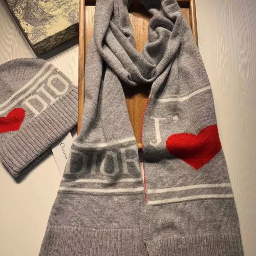 Wholesale Christian Dior Hat and Scarf Set #1365934 $52.00 USD, Wholesale Quality Replica Christian Dior Hat and Scarf and Glove Set