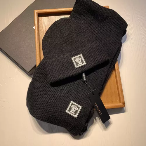 Wholesale Versace Hat and Scarf Set #1365939 $52.00 USD, Wholesale Quality Replica Versace Hat and Scarf and Glove Set