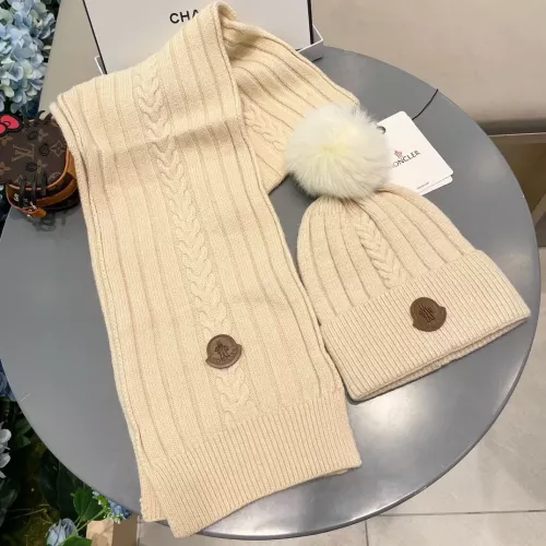 Wholesale Moncler Hat and Scarf Set #1365941 $64.00 USD, Wholesale Quality Replica Moncler Hat and Scarf and Glove Set