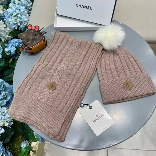 Wholesale Moncler Hat and Scarf Set #1365942 $64.00 USD, Wholesale Quality Replica Moncler Hat and Scarf and Glove Set