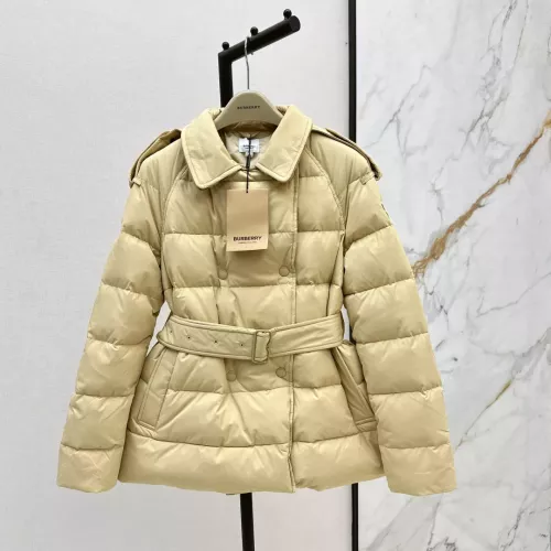 Wholesale Burberry Down Feather Coat Long Sleeved For Women #1366311 $235.00 USD, Wholesale Quality Replica Burberry Down Feather Coat