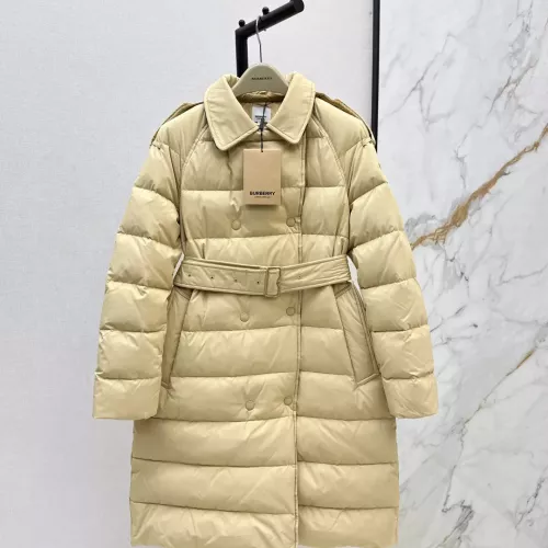 Wholesale Burberry Down Feather Coat Long Sleeved For Women #1366315 $245.00 USD, Wholesale Quality Replica Burberry Down Feather Coat