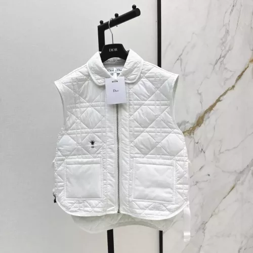 Wholesale Christian Dior Down Feather Coat Sleeveless For Women #1366320 $128.00 USD, Wholesale Quality Replica Christian Dior Down Feather Coat