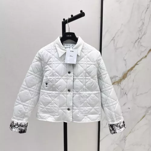 Wholesale Christian Dior Down Feather Coat Long Sleeved For Women #1366322 $135.00 USD, Wholesale Quality Replica Christian Dior Down Feather Coat