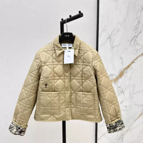 Wholesale Christian Dior Down Feather Coat Long Sleeved For Women #1366324 $135.00 USD, Wholesale Quality Replica Christian Dior Down Feather Coat
