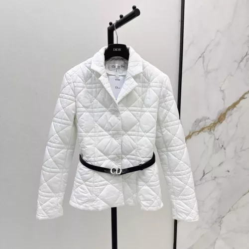 Wholesale Christian Dior Down Feather Coat Long Sleeved For Women #1366325 $135.00 USD, Wholesale Quality Replica Christian Dior Down Feather Coat