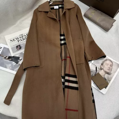 Wholesale Burberry Coats Long Sleeved For Women #1366335 $297.52 USD, Wholesale Quality Replica Burberry Coats
