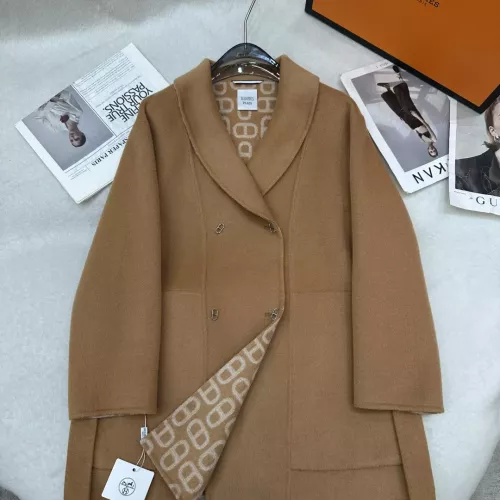 Wholesale Hermes Coat Long Sleeved For Women #1366337 $297.52 USD, Wholesale Quality Replica Hermes Coat