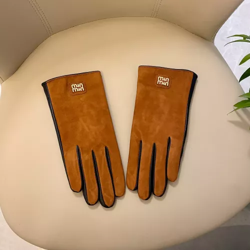 Wholesale MIU MIU Gloves For Women #1366434 $48.00 USD, Wholesale Quality Replica MIU MIU Gloves