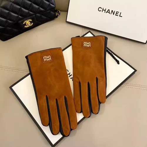 Replica MIU MIU Gloves For Women #1366434 $48.00 USD for Wholesale
