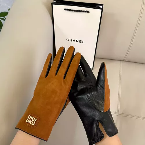 Replica MIU MIU Gloves For Women #1366434 $48.00 USD for Wholesale