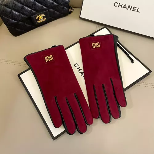 Replica MIU MIU Gloves For Women #1366435 $48.00 USD for Wholesale