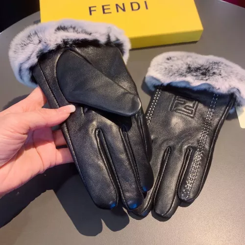 Replica Fendi Gloves For Women #1366463 $42.00 USD for Wholesale
