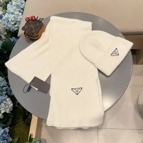 Wholesale Prada Hat and Scarf Set #1366507 $56.00 USD, Wholesale Quality Replica Prada Hat and Scarf and Glove Set