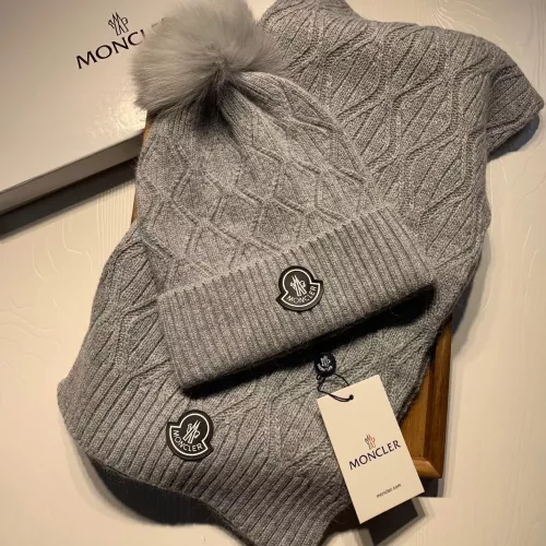 Wholesale Moncler Hat and Scarf Set #1366515 $60.00 USD, Wholesale Quality Replica Moncler Hat and Scarf and Glove Set