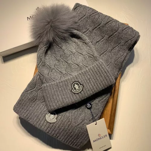 Wholesale Moncler Hat and Scarf Set #1366516 $60.00 USD, Wholesale Quality Replica Moncler Hat and Scarf and Glove Set