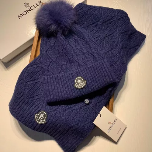 Wholesale Moncler Hat and Scarf Set #1366518 $60.00 USD, Wholesale Quality Replica Moncler Hat and Scarf and Glove Set